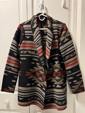ONLY Jasmin Cloud Jacquard Geometric Jacket Size M
